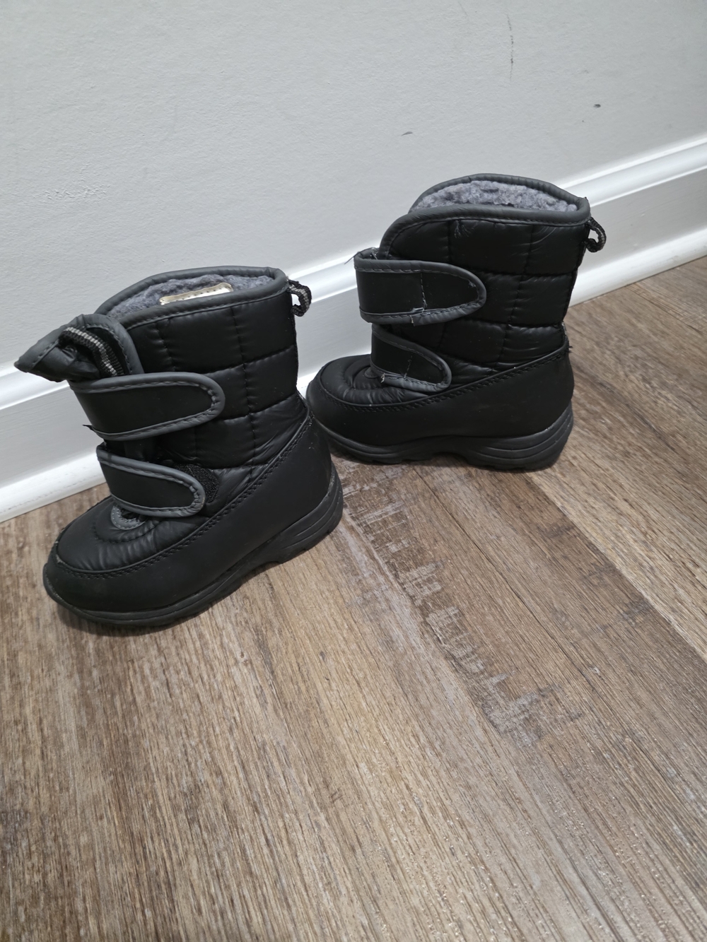 Kids Insulated Winter Boots - Black